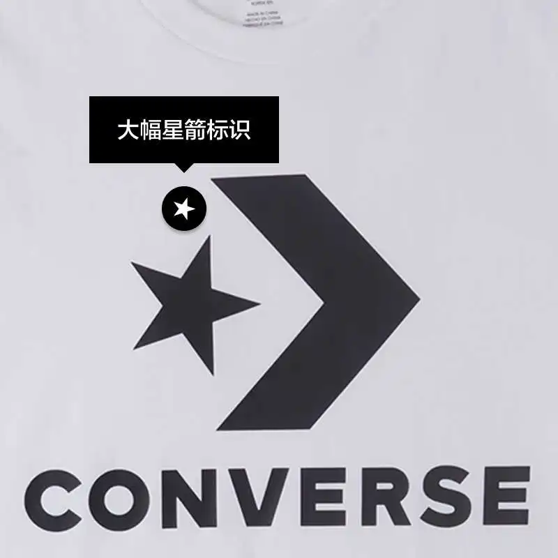Converse Set-in Sleeve T-Shirt Unisex White-3
