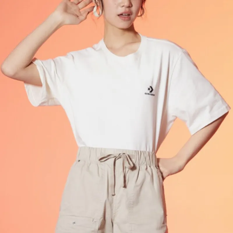 Converse CLASSIC STAR T Shirts Unisex White-2