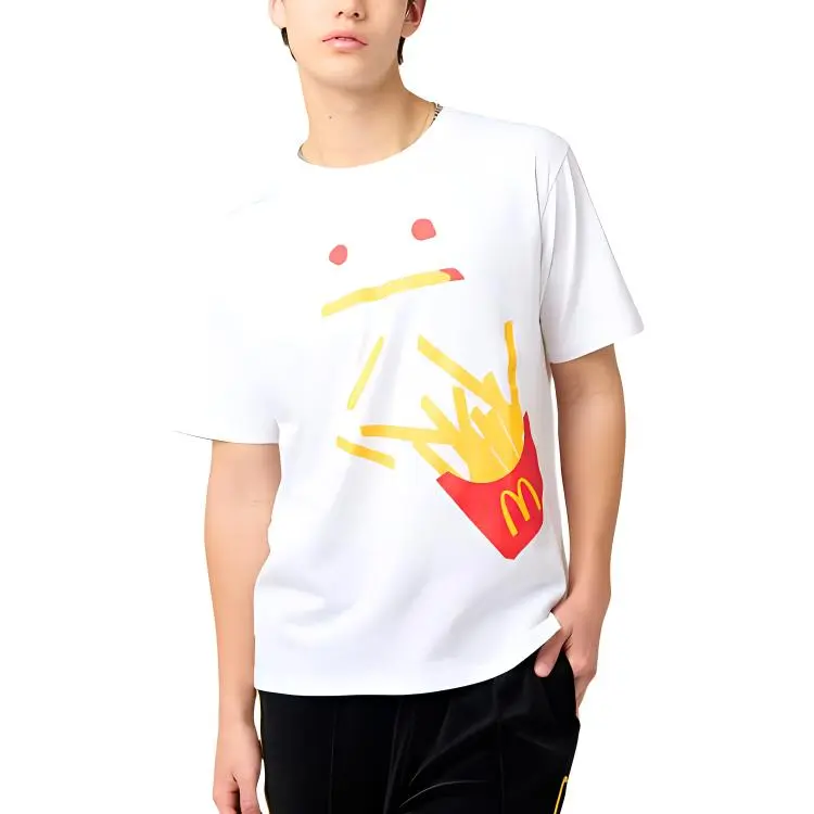 McDonald's Graniph Collaboration T-Shirts Unisex White-5