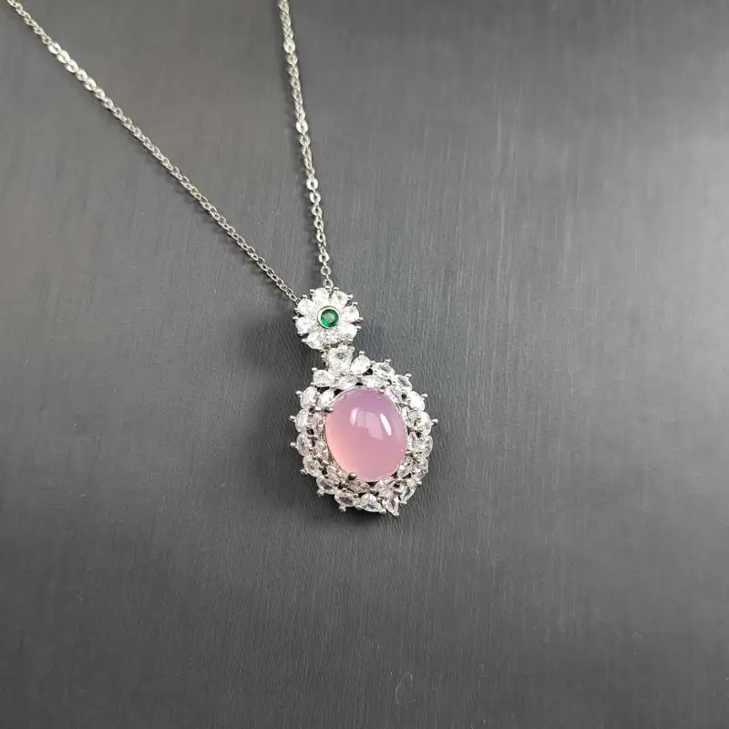 Gifts Chalcedony Necklaces Women's-9