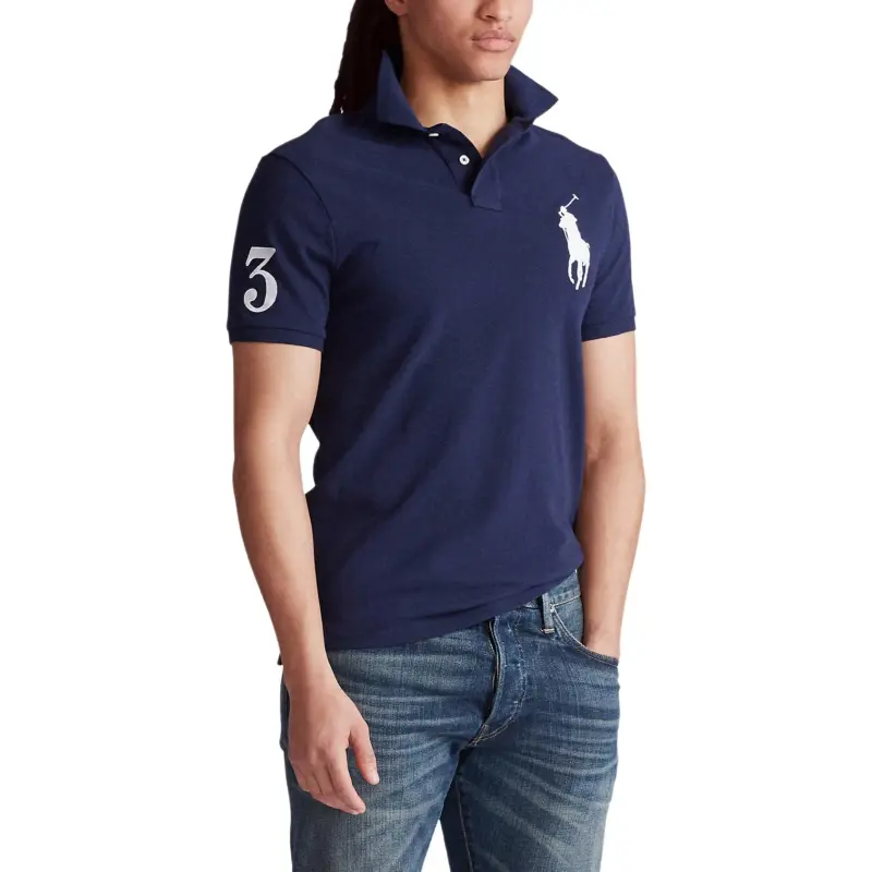 Polo Ralph Lauren Men's Graphic Embroidered Short-Sleeve Polo Shirt Navy-4