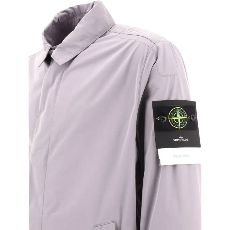 STONE ISLAND Jackets & Coats Men's Gray Purple-2