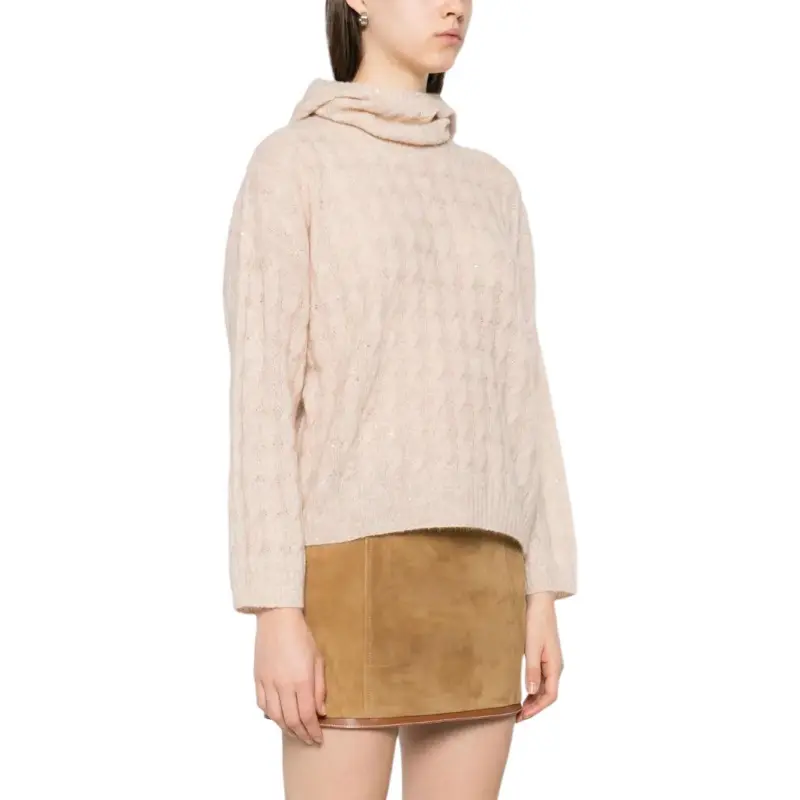Brunello Cucinelli Mohair cotton blend Sweater-3