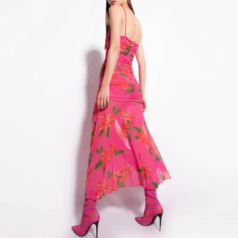 PINKO Sleeveless Dresses Women's Pink-3