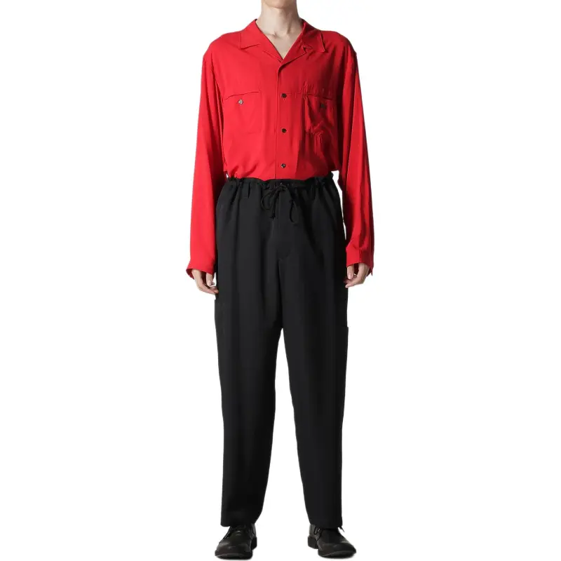 Yohji Yamamoto Y's For Men FW24 Casual Pants Men's Black-4