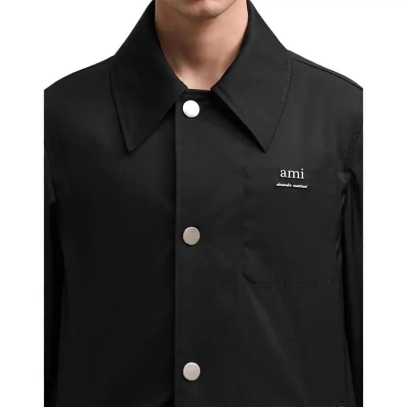 AMIPARIS Paris Technical Twill Raincoat-3