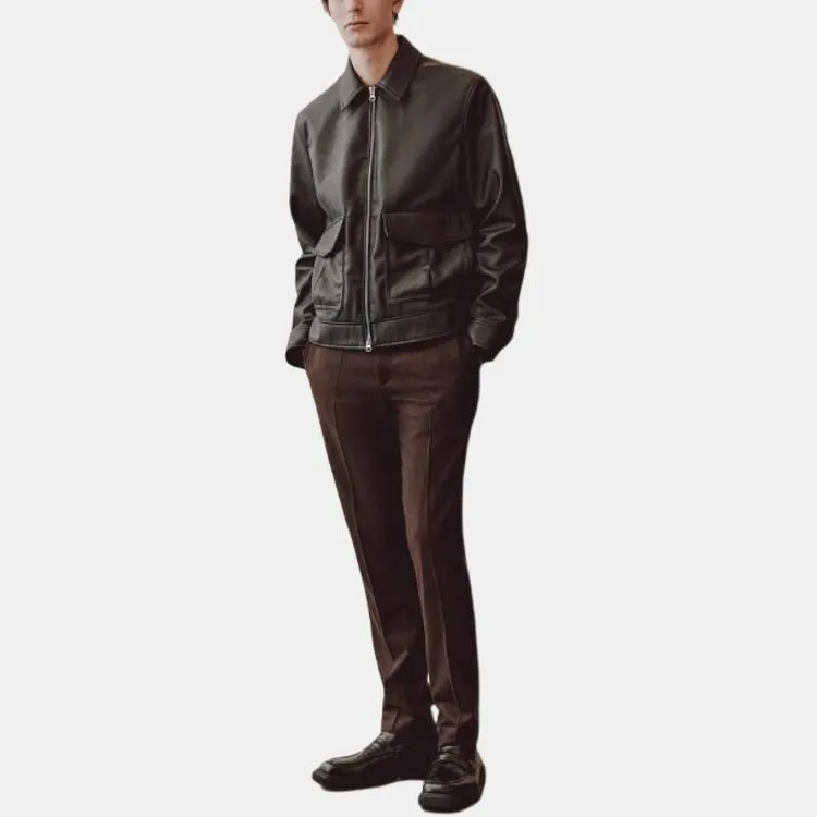 H&M Casual Pants Men Brown-1