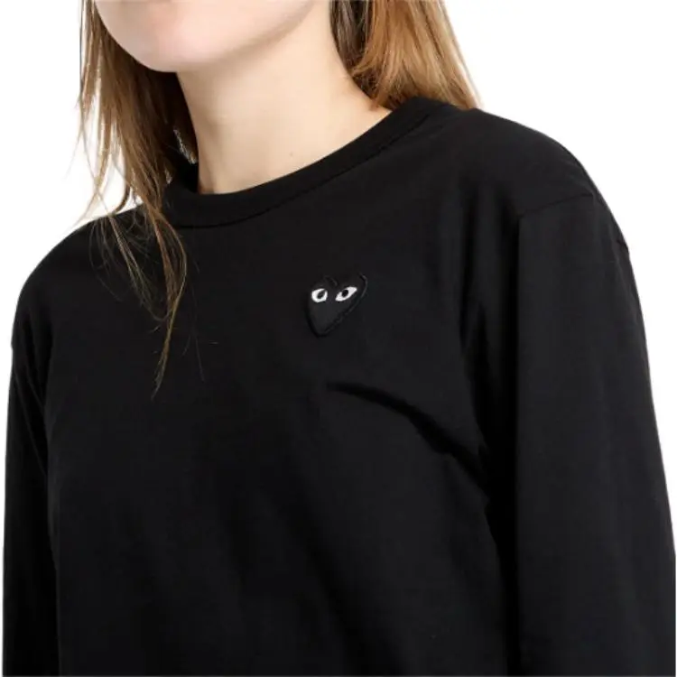 CDG Play T Shirts Men Black-4