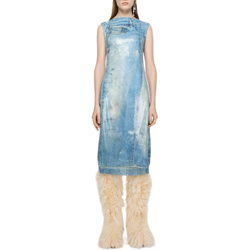 Acne Studios Printed Sequin Dress-1