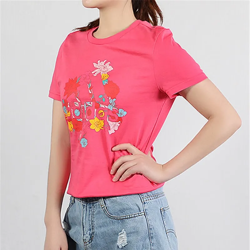 Adidas Regular T Shirt Women's Red-3