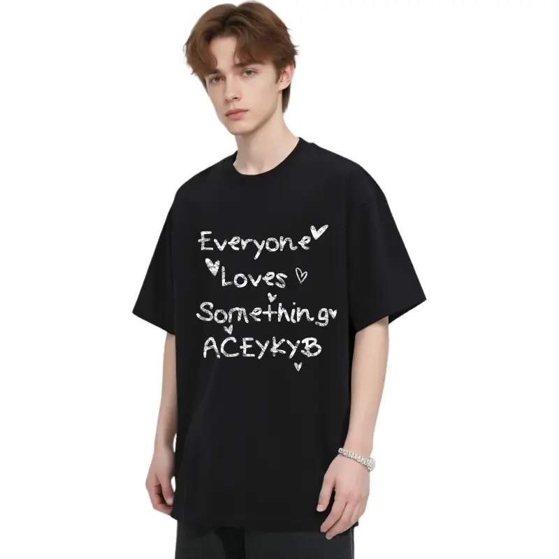 YK&YB T Shirts Unisex Black-2