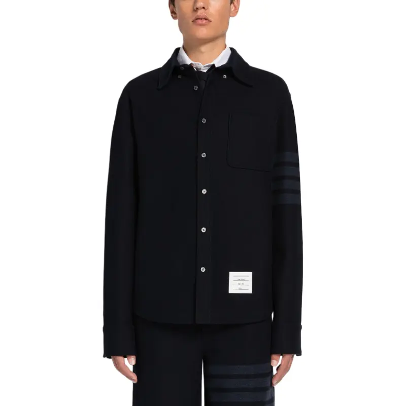 THOM BROWNE Cotton Long sleeved Shirt-4