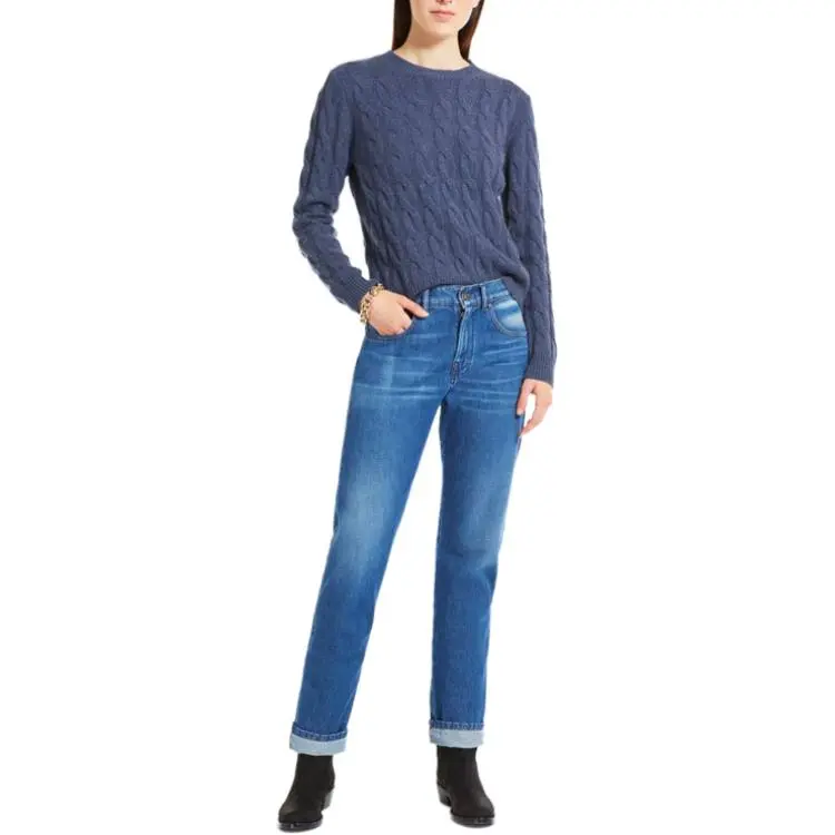 MaxMara Cashmere Sweaters Women's Blue-3