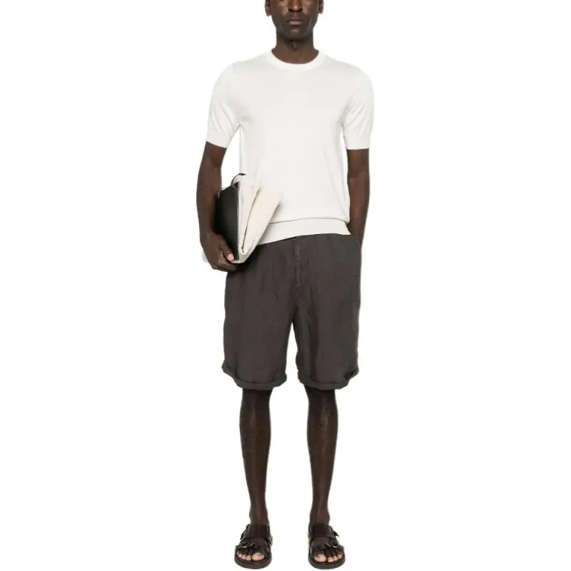 Brunello Cucinelli Elasticated Knee High Shorts-1