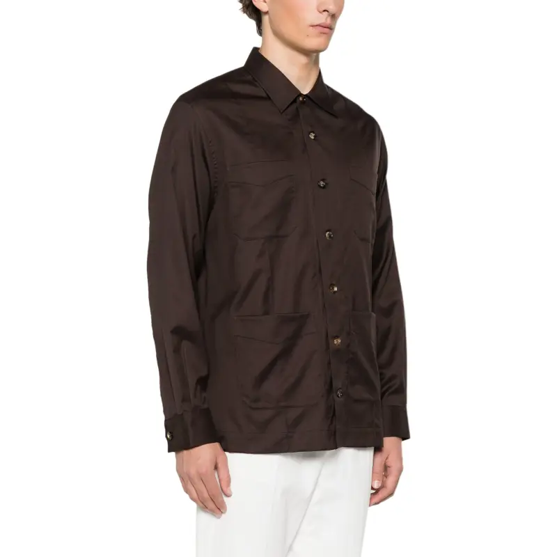 Brunello Cucinelli Long Sleeved Button Up Shirt-3