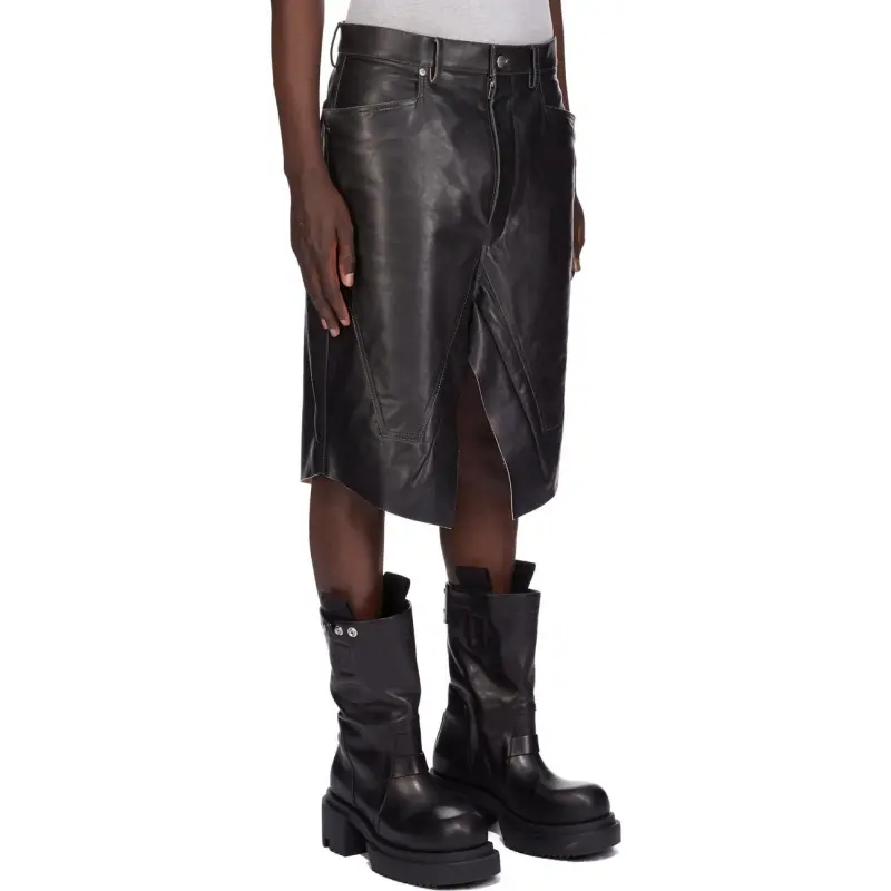 RICK OWENS/RO Skirt Men's Black-2