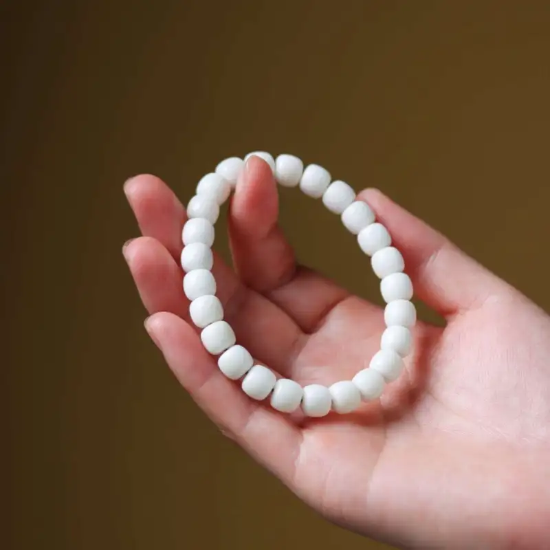 Lordship White Jade Bodhi Bracelets Unisex-9