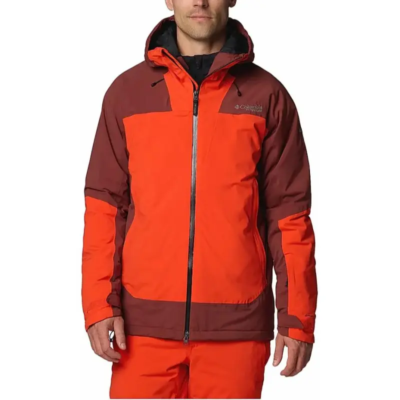 Columbia TITANIUM Skiing And Paragliding Waterproof And Warm Windbreaker Jacket Men's Brown-1