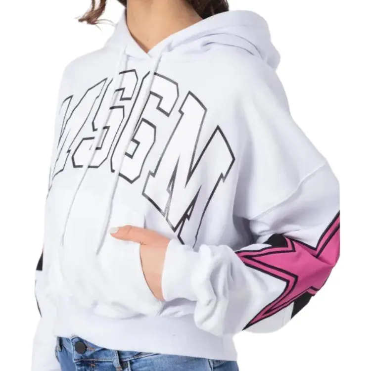MSGM Sweatshirts Women's White-4