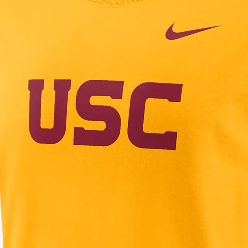 Nike Usc Trojans Primetime Wordmark Men's Nike College T Shirt-1