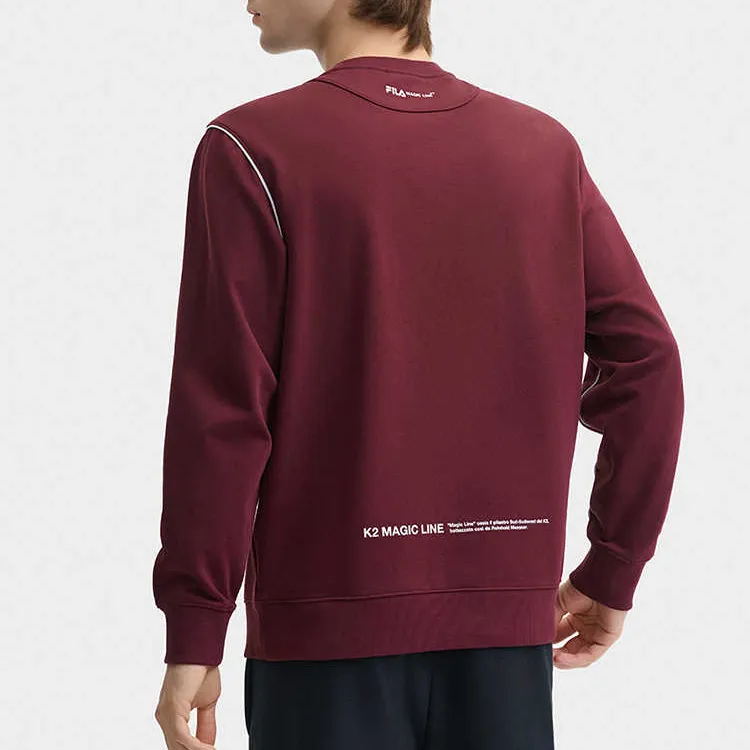 FILA ORIGINALE Sweatshirt Men's Tree Port Burgundy-3