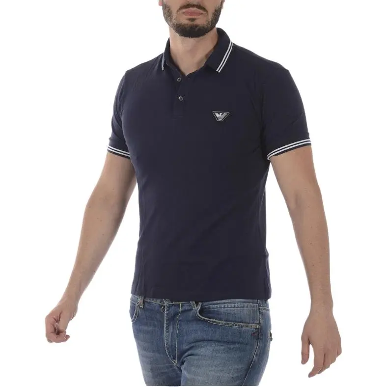 EMPORIO ARMANI Polo Shirt Men's Marine Blue-3