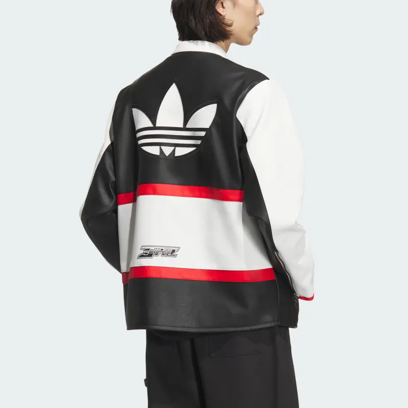 Adidas Originals V DAY SS25 RAC PLTR JKT M Jackets & Coats Men's White/Black-2