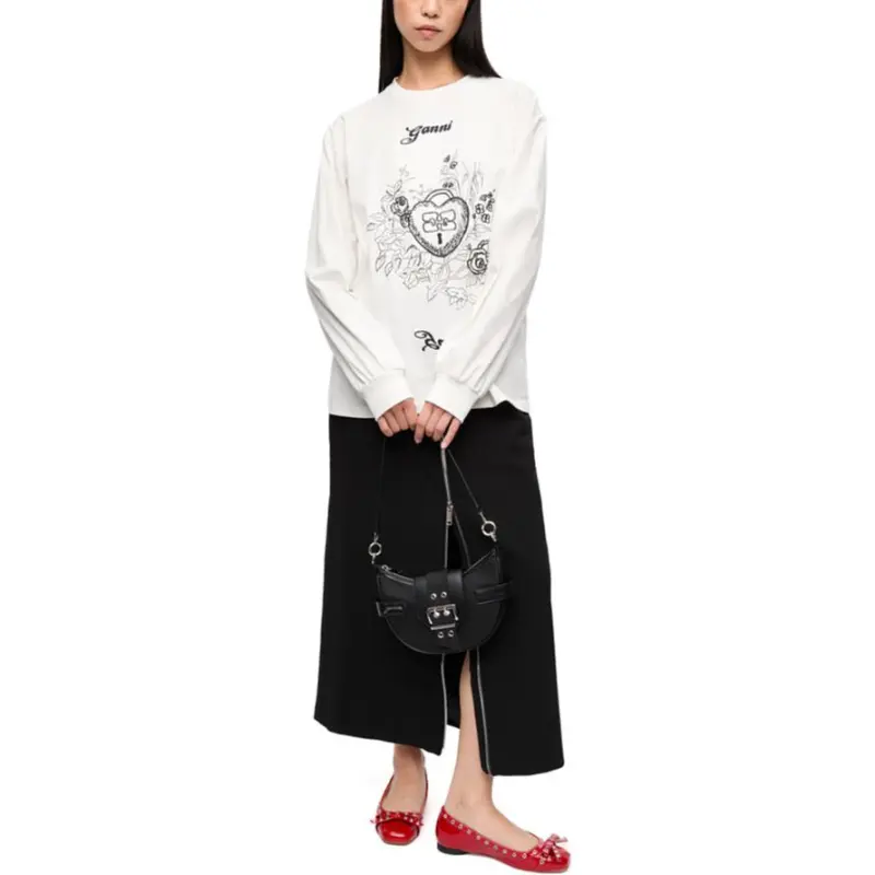 GANNI Graphic print Sweatshirt-2