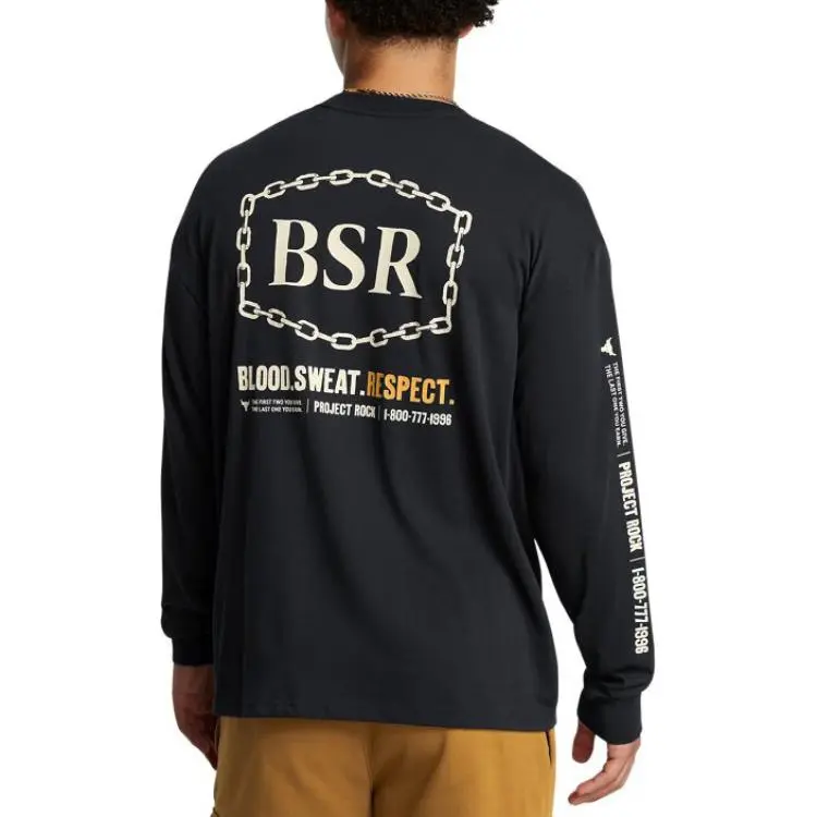 Under Armour Johnson Project Rock T Shirt Men's Black-3