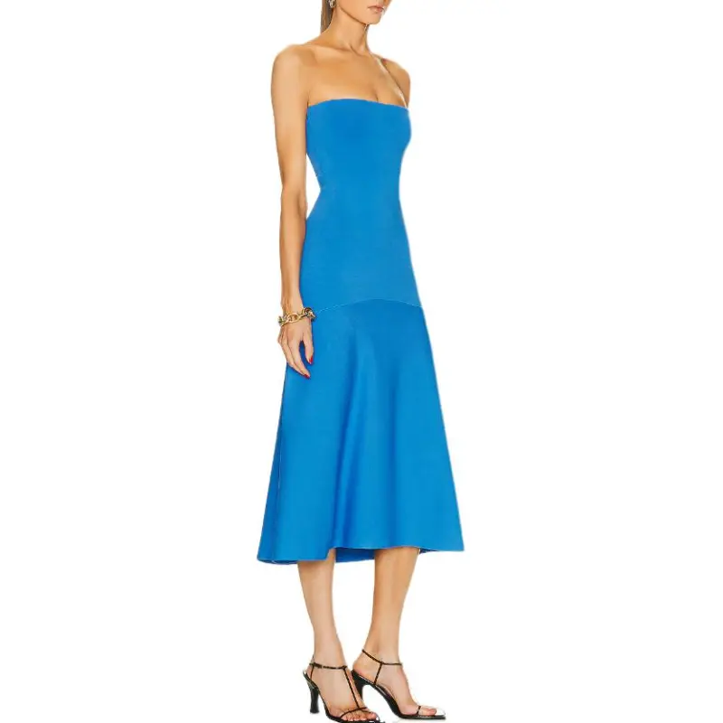 A.L.C. Sleeveless Dress Women's Blue-2