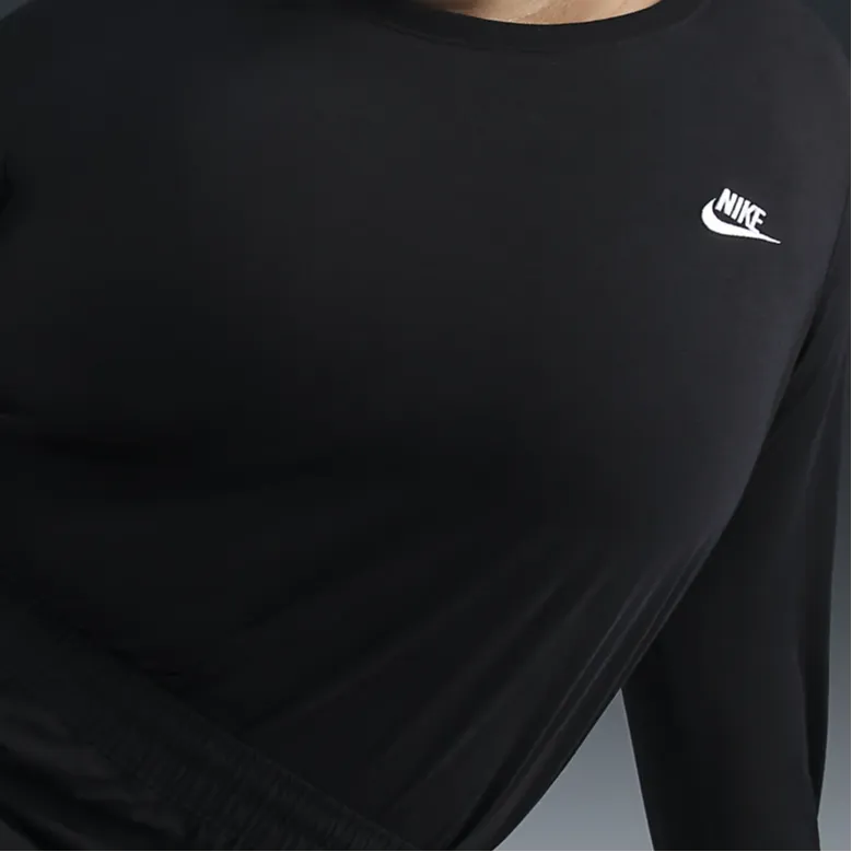 Nike Sportswear Club Women's Long Sleeve T Shirt Plus Size-4