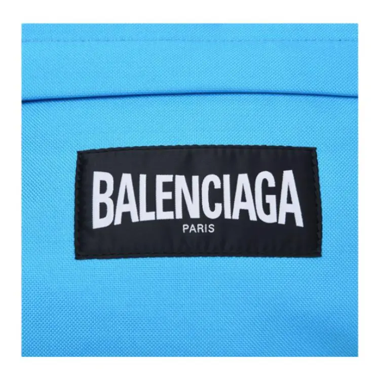 Balenciaga Oversized Series Polyamide Fanny Pack Men's Blue-2