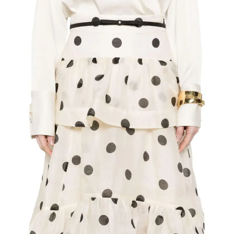 Zimmermann Crush Midi Skirt-4