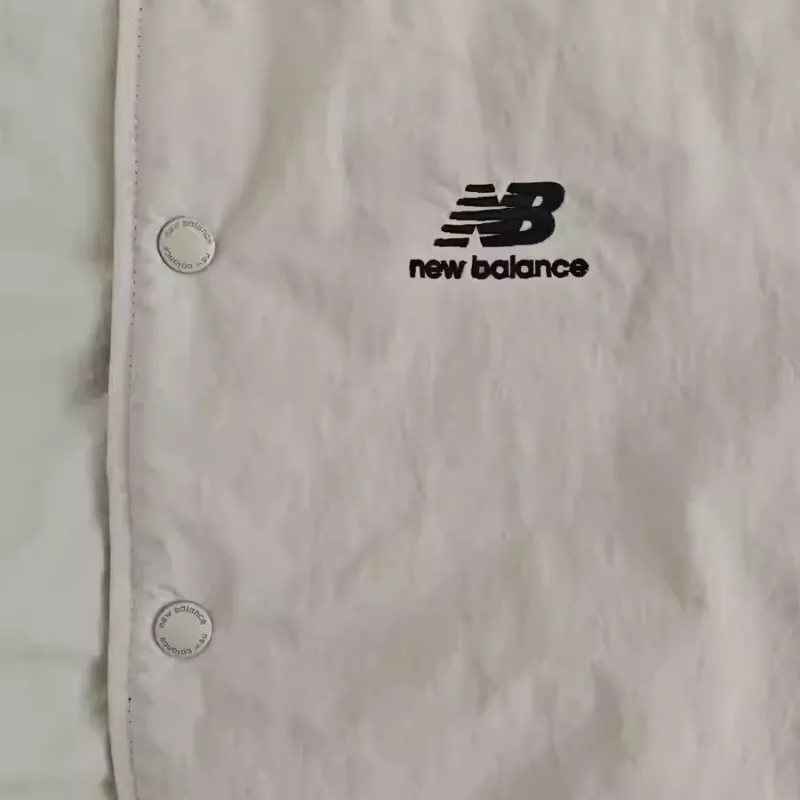 New Balance Puffer Jacket Winter Unisex Ecru-4