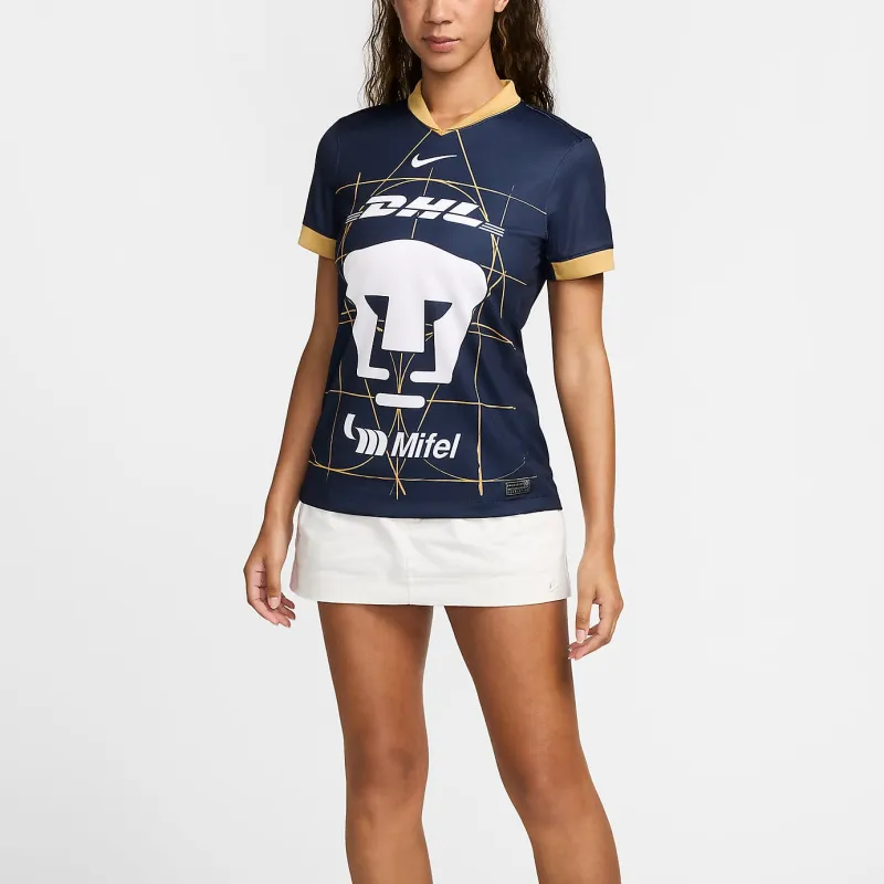 Nike Pumas Unam 2024/25 Stadium Away Women's Nike Dri FIT Soccer Replica Jersey-1
