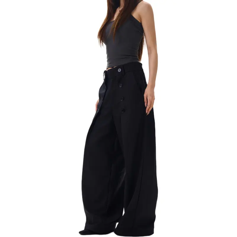 VINMUK Suit Trouser Unisex Black-5