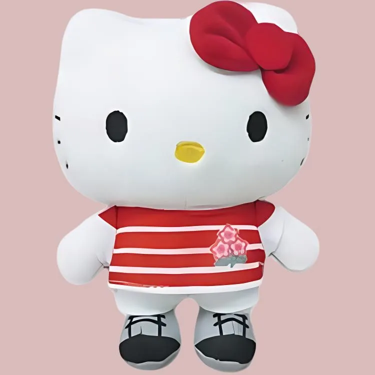 Sanrio Hello Kitty Rugby Collaboration Edition Dolls Plush Pendant 20cm High-1