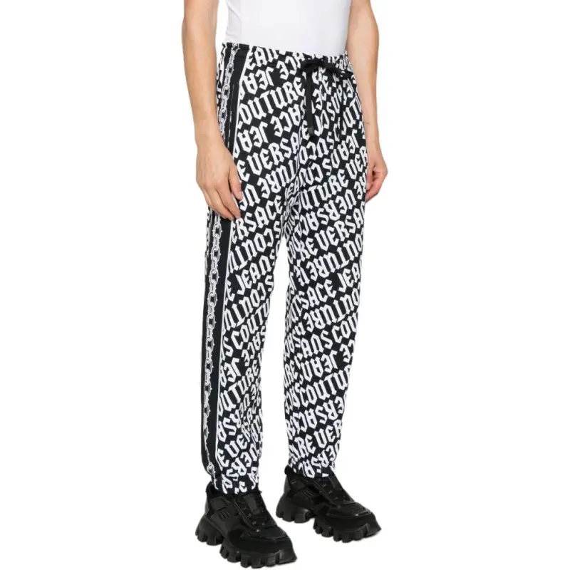 VERSACE JEANS COUTURE Logo print Cotton Track Pants-2
