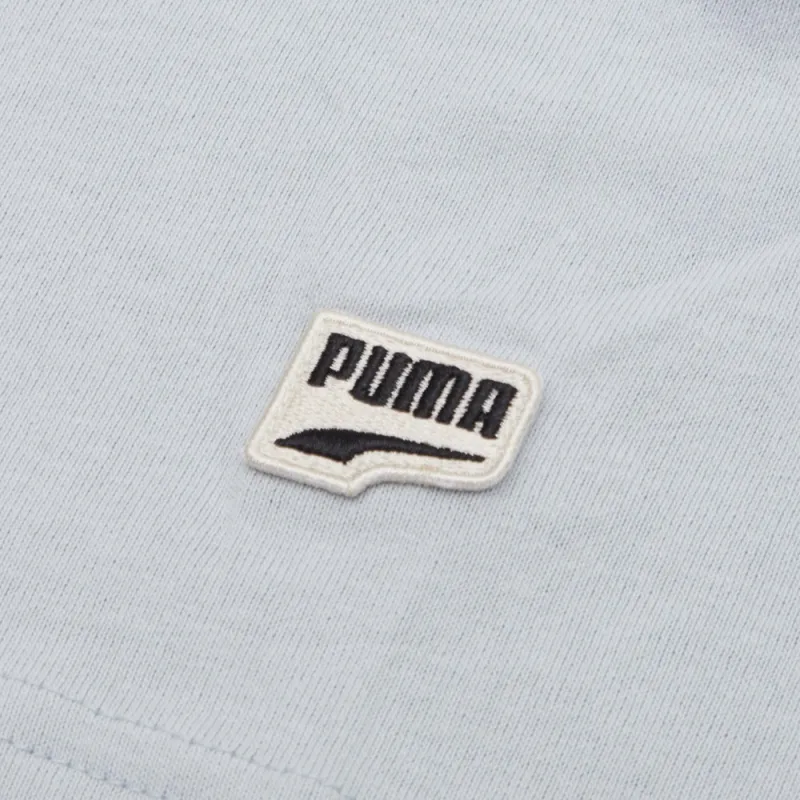 PUMA Set in Sleeve T Shirt Women's Gray Blue-2