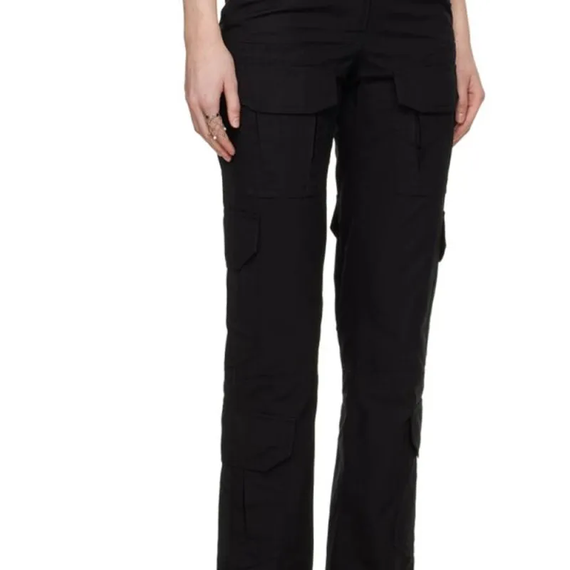 Givenchy Boot Cut Multipocket Cargo Pants 'Black'-8