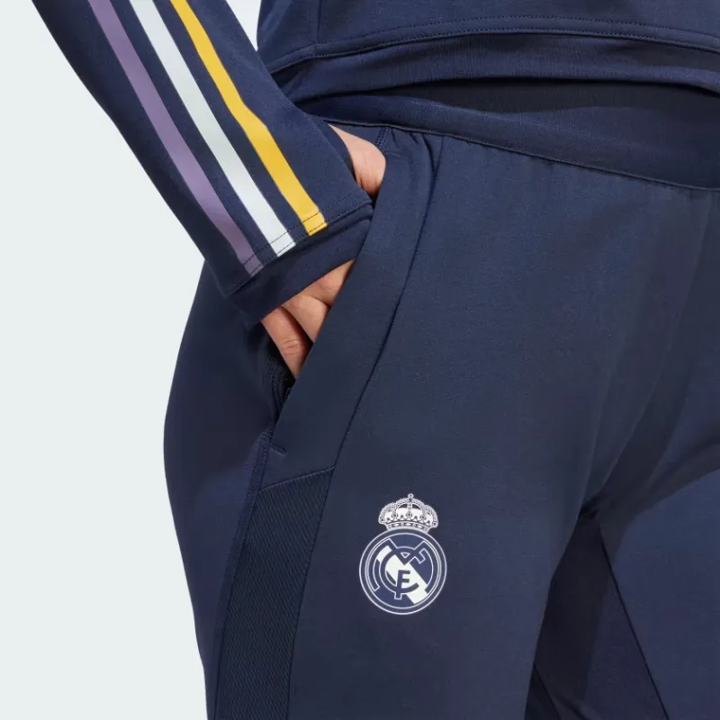 Adidas Real Madrid Knitted Sweatpants Women's Ink Blue-5
