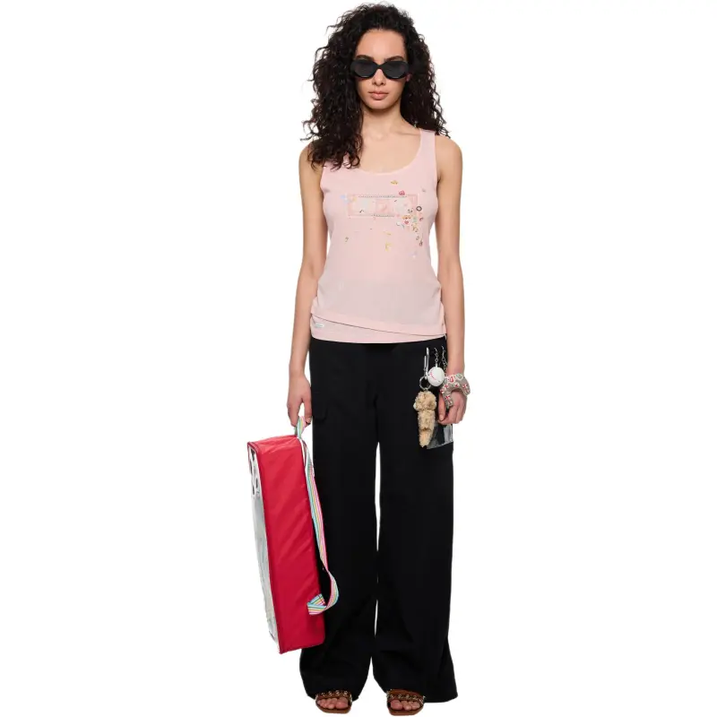 Alexia Sandra Tank Tops Women's Pink-4