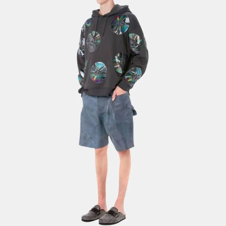 JW Anderson Smashed Disc Drawstring Hoodie-4