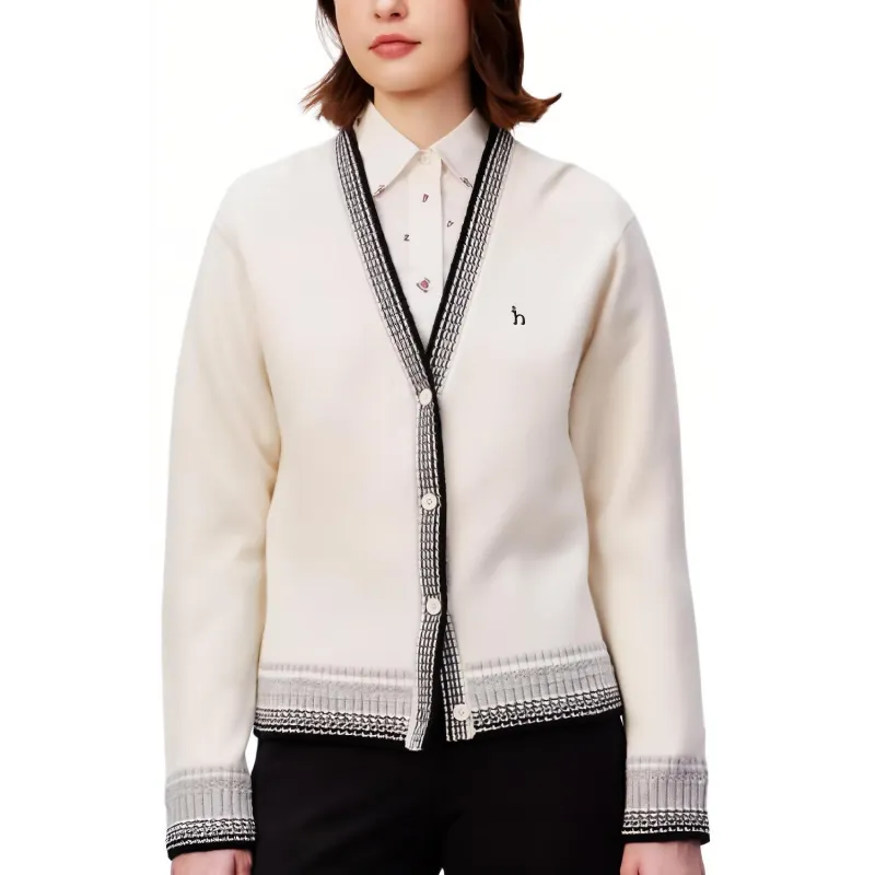 HAZZYS Sweater Women's Beige Yellow-2