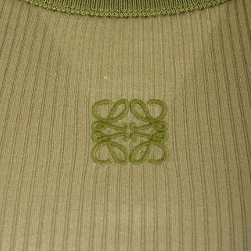 LOEWE Tank Top 'Military Green'-3