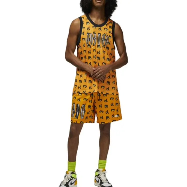 Nike Tank Tops Men Yellow-3