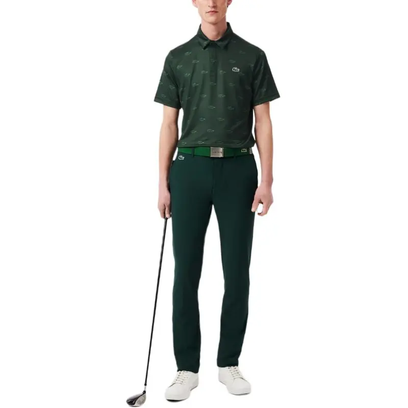 LACOSTE Polo Shirt Men's Dark Green-1