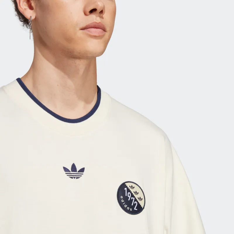 Adidas Originals BLOKEPOP T Shirt Men's Wonder White-4
