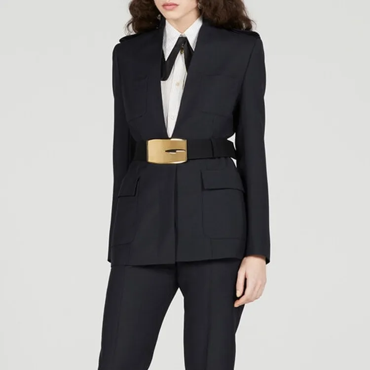 GUCCI Jackets Women's Marine Blue-1