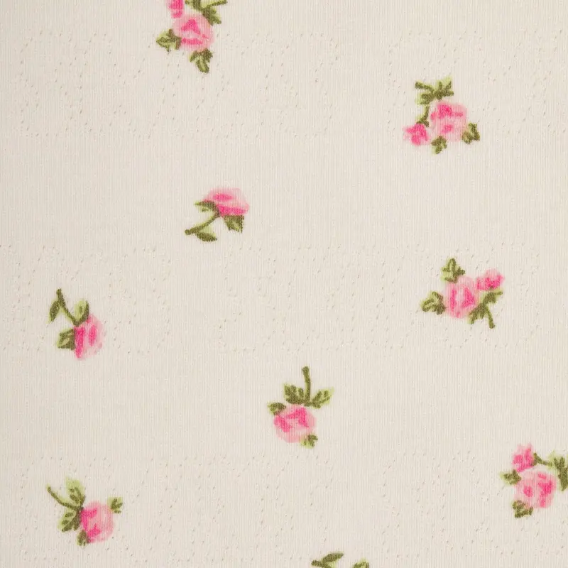 SKIMS Valentine's Day Collection T-Shirt Women's Marble Pink Rosebud Print/Marble Pink Rose Lily Print-4